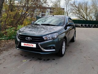 2016 Lada (ВАЗ) Vesta I, зелёный, 850000 рублей, вид 2