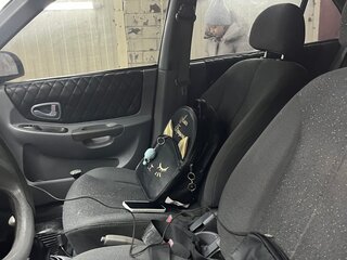 2007 Hyundai Accent ТагАЗ II, чёрный, 445000 рублей, вид 5