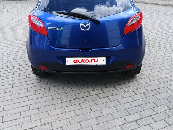 2008 Mazda 2 II (DE), синий, 630000 рублей - вид 2
