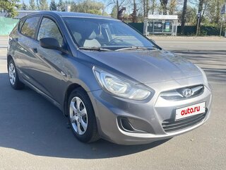 2012 Hyundai Solaris I, чёрный, 760000 рублей, вид 4