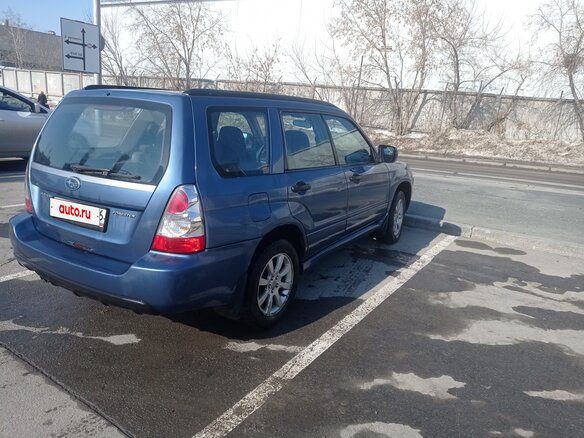 2007 Subaru Forester II Рестайлинг, синий, 700000 рублей - вид 5