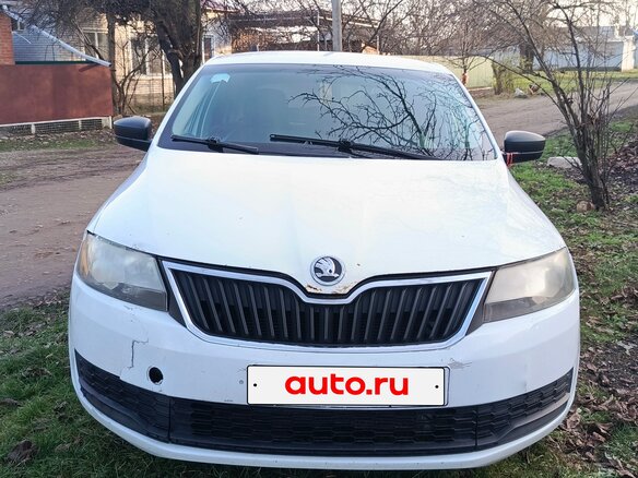 2017 Skoda Rapid I, белый, 450000 рублей