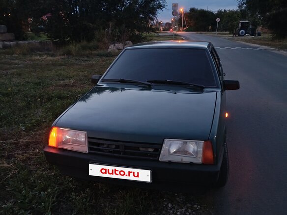 1997 Lada (ВАЗ) 21099, зелёный, 70000 рублей - вид 3