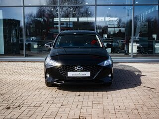 2021 Hyundai Solaris II Рестайлинг, чёрный, 1490000 рублей, вид 3