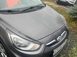 2013 Hyundai Solaris I, серый, 480000 рублей, вид 1