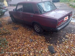2002 Lada (ВАЗ) 2107, красный, 150000 рублей, вид 2