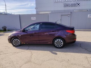 2011 Hyundai Solaris I, фиолетовый, 570000 рублей, вид 5