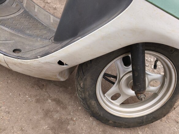 1999 Honda Dio, зелёный, 49000 рублей - вид 9