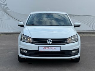 2017 Volkswagen Polo V Рестайлинг, белый, 1210000 рублей, вид 2