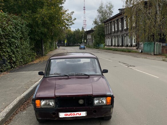 2006 Lada (ВАЗ) 2107, красный, 120000 рублей - вид 1