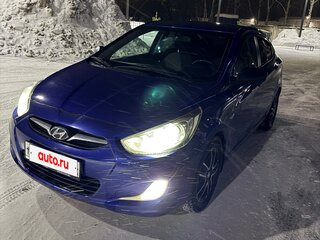 2012 Hyundai Solaris I, синий, 600000 рублей, вид 5
