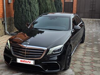 2015 Mercedes-Benz S-Класс 400 Long VI (W222, C217), чёрный, 3550000 рублей, вид 3