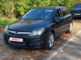 2008 Opel Astra H Рестайлинг, чёрный, 350000 рублей, вид 2