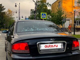 2009 Hyundai Sonata ТагАЗ IV (EF) Рестайлинг, чёрный, 595000 рублей, вид 5