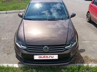 2019 Volkswagen Polo V Рестайлинг, коричневый, 1350000 рублей, вид 1