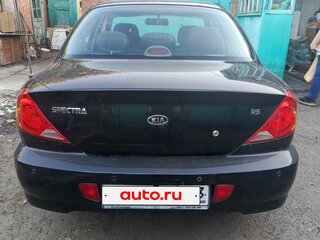 2008 Kia Spectra I Рестайлинг 2, чёрный, 400000 рублей, вид 1