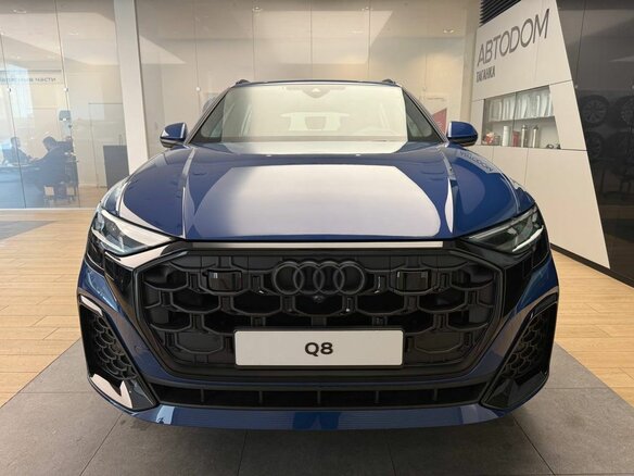 2025 Audi Q8 45 TDI I (4M) Рестайлинг, синий - вид 3