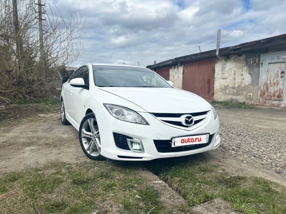 2011 Mazda 6 II (GH) Рестайлинг, белый, 700000 рублей - вид 5