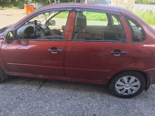 2006 Lada (ВАЗ) Kalina I, красный, 250000 рублей, вид 4