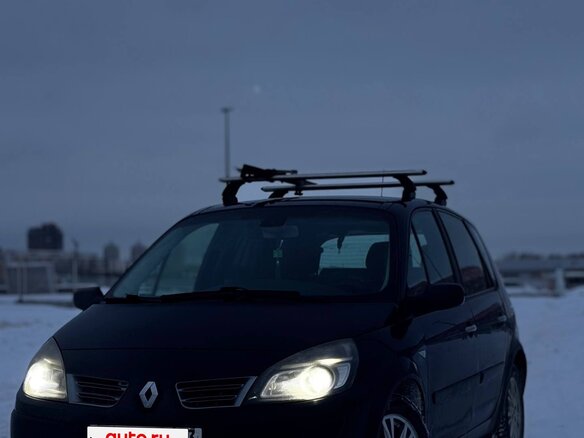 2008 Renault Scenic II Рестайлинг, чёрный, 600000 рублей