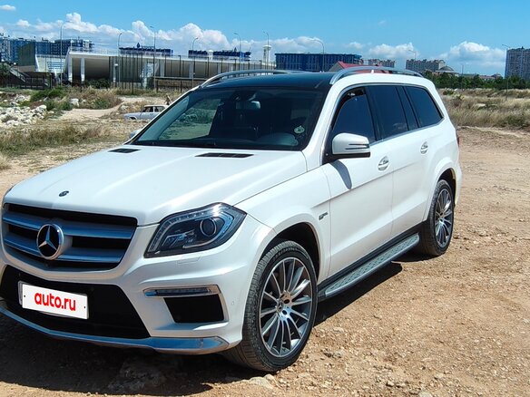 2014 Mercedes-Benz GL-Класс 550 II (X166), белый