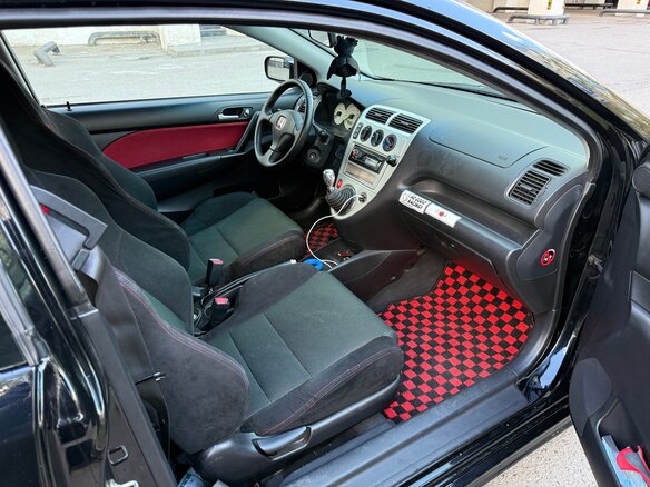 2003 Honda Civic Type R VII Рестайлинг, чёрный, 1050000 рублей - вид 13