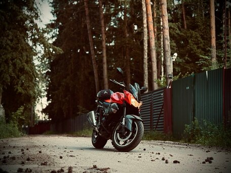 2009 Kawasaki Z 1000, оранжевый, 580000 рублей, вид 4