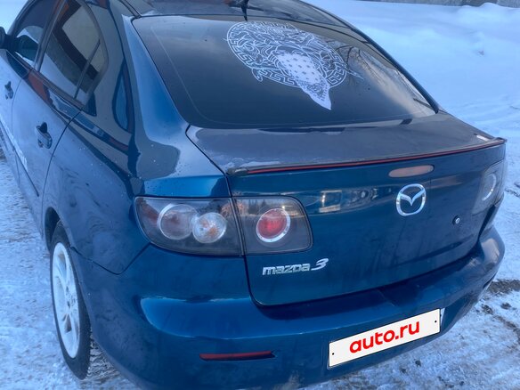 2007 Mazda 3 I (BK) Рестайлинг, синий, 380000 рублей - вид 5