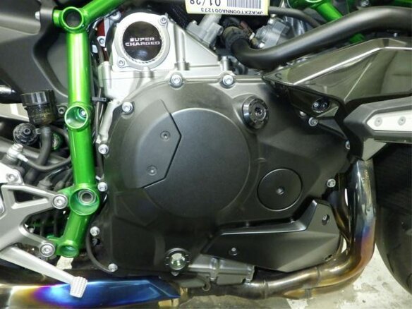 2015 Kawasaki Ninja H2, серый, 2400000 рублей - вид 7