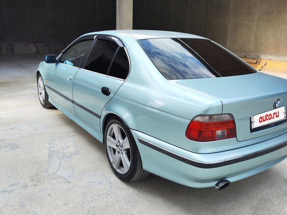 1996 BMW 5 серии 523i IV (E39), голубой, 420000 рублей - вид 12