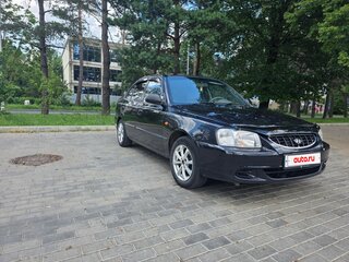 2010 Hyundai Accent ТагАЗ II, чёрный, 490000 рублей, вид 4
