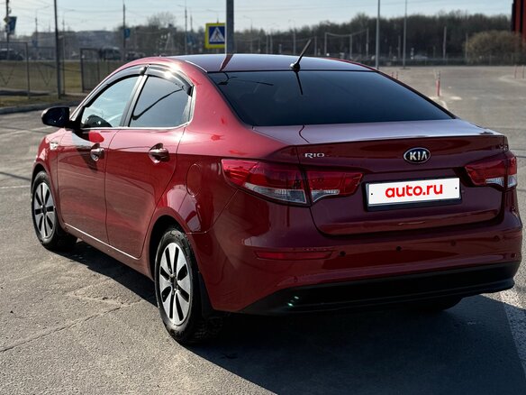 2016 Kia Rio III Рестайлинг, красный, 1099999 рублей - вид 2