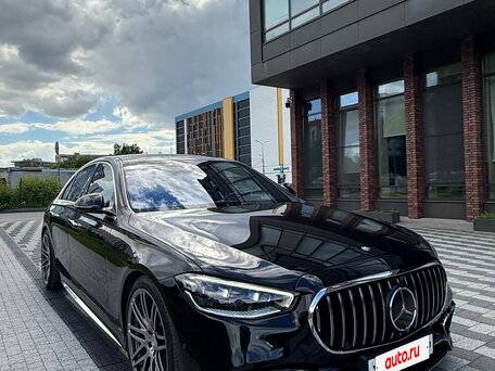 2022 Mercedes-Benz S-Класс 400 d 4MATIC VII (W223), чёрный, 9100000 рублей, вид 2