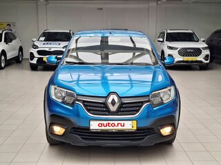 2019 Renault Logan Stepway II Рестайлинг, синий, 910000 рублей, вид 2