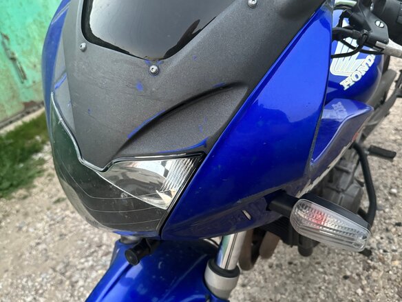 2000 Honda CB 600F Hornet, синий, 350000 рублей - вид 6