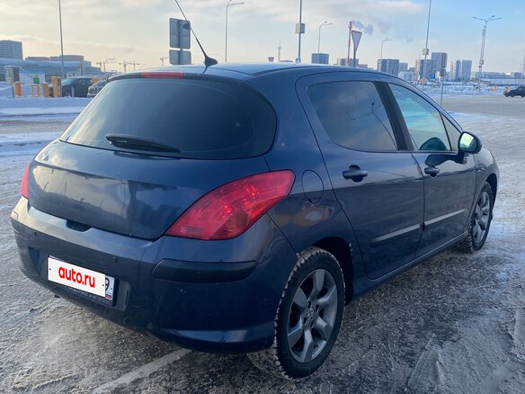 2008 Peugeot 308 I, синий, 310000 рублей - вид 6