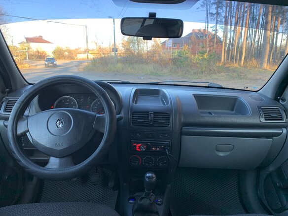 2007 Renault Symbol I Рестайлинг 2, серый, 169000 рублей - вид 9