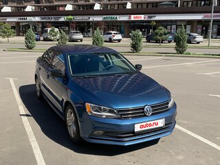2015 Volkswagen Jetta VI Рестайлинг, синий, 1100000 рублей, вид 1
