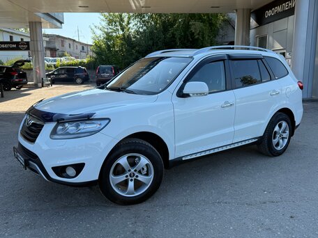 2010 Hyundai Santa Fe II Рестайлинг, белый, 1290000 рублей, вид 2