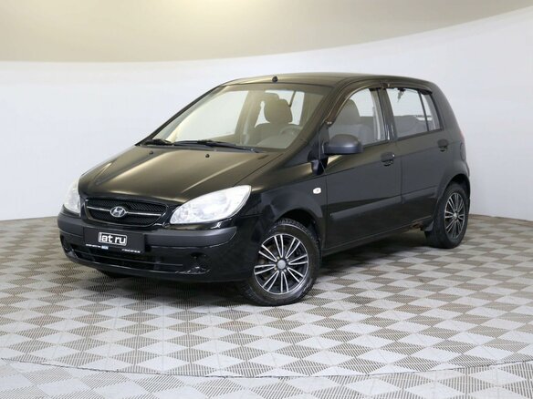 2006 Hyundai Getz I Рестайлинг, чёрный