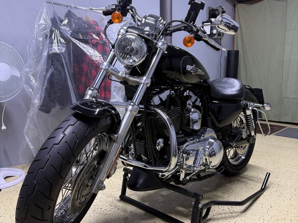 2012 Harley-Davidson Sportster 1200, чёрный, 800000 рублей - вид 7