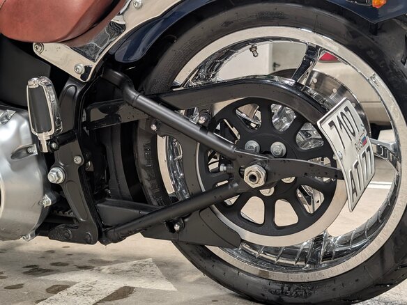 2012 Harley-Davidson Fat Boy, синий, 1280000 рублей - вид 12