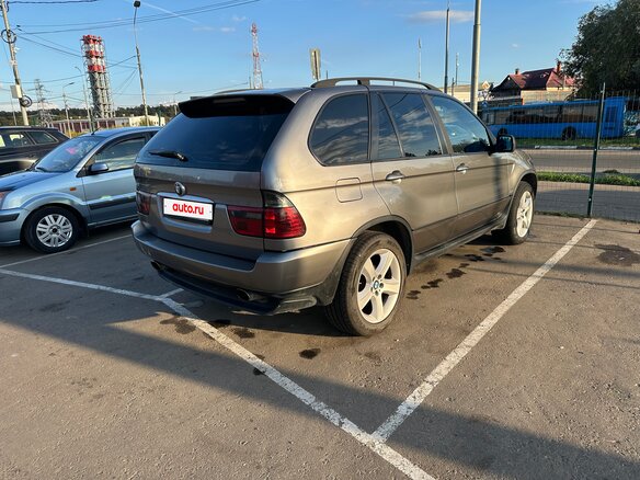 2006 BMW X5 3.0i I (E53) Рестайлинг, серый - вид 3