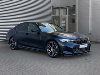 2022 BMW 3 серии 320d xDrive VII (G2x) Рестайлинг, чёрный, 4950000 рублей, вид 3