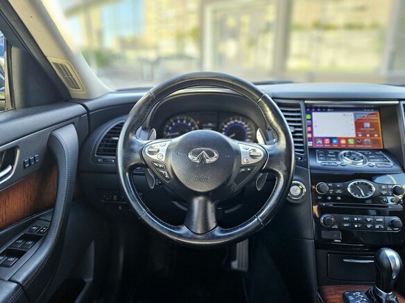 2014 Infiniti QX70, синий - вид 15