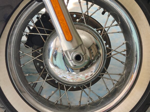2011 Harley-Davidson Heritage, голубой, 1150000 рублей - вид 25