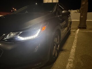 2017 Chevrolet Cruze II, серый, 1200000 рублей, вид 2