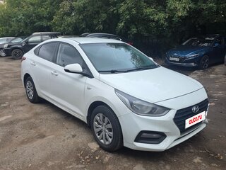2018 Hyundai Solaris II, белый, 630000 рублей, вид 1