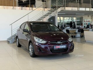 2011 Hyundai Solaris I, фиолетовый, 609900 рублей, вид 1