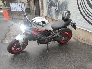 2014 Ducati Monster 821, белый, 640000 рублей, вид 3